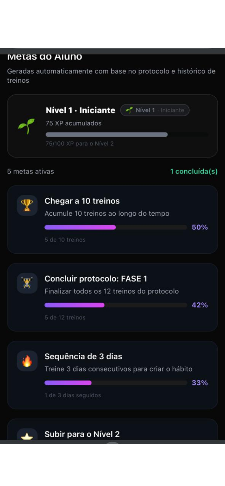 Check-in de Alunos